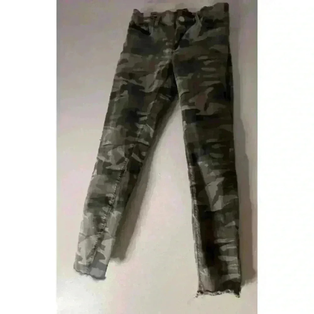 Women's Camo Ankle Leggings Mid-Rise Size 8 Express